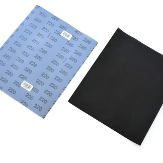 Nespoli Schleifpapier K220 Körnung 220, 23 x 28 cm, 1 Blatt