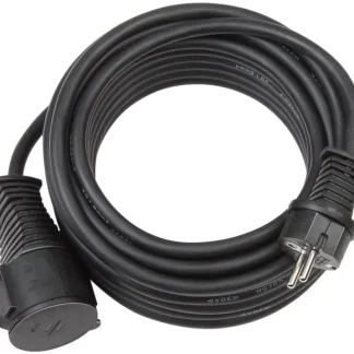 Brennenstuhl Verlängerungskabel Außen 10 Meter H07RN-F3G2,5, schwarz