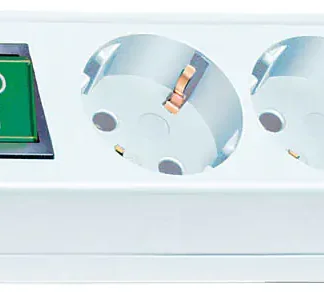 Brennenstuhl Steckdosenleiste 3-fach 3 m mit Schalter, weiß