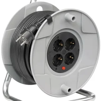 Brennenstuhl Kabeltrommel Innen 40m H05VV-F3G1,5, schwarz