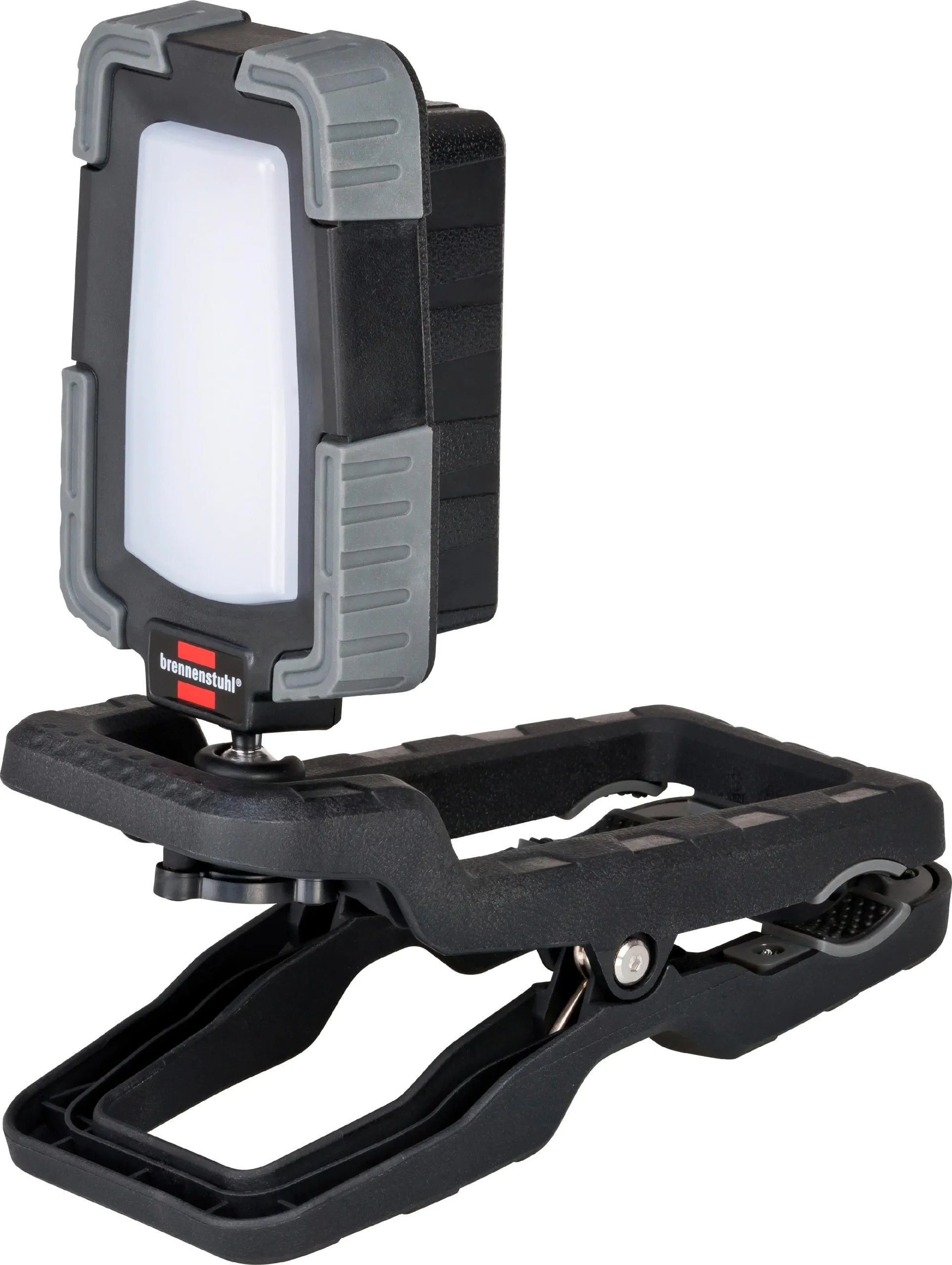 Brennenstuhl Mobiler LED Akku Strahler CL 1050 MA 10W, schwarz, klemmbar