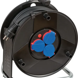 Brennenstuhl Gewerbe Kabeltrommel Außen 40m H07RN-F 3G1.5, schwarz