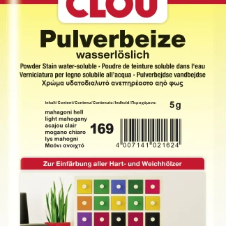Clou Pulverbeize 5 g mahagoni hell