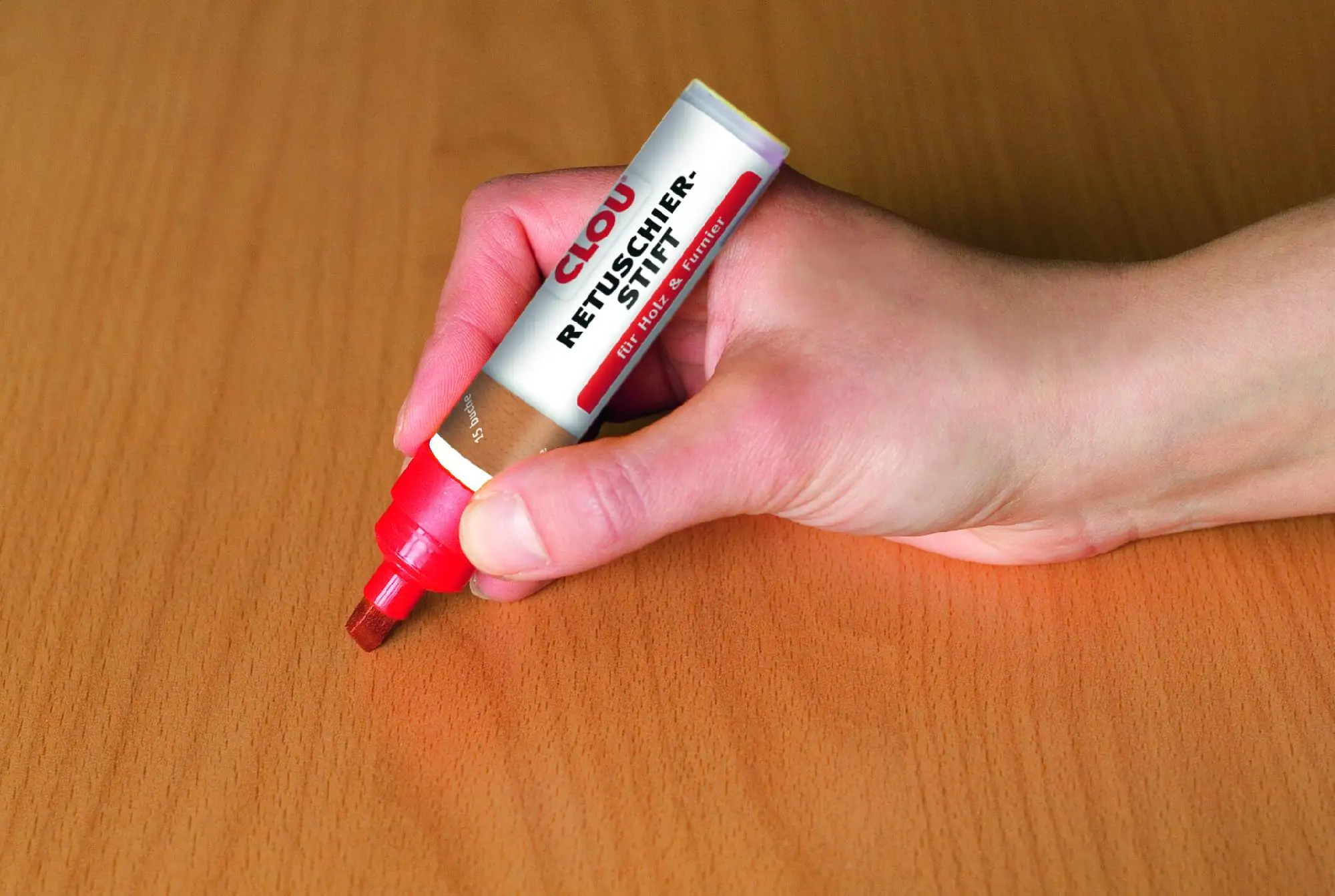 Clou Retuschierstift nussbaum-dunkel