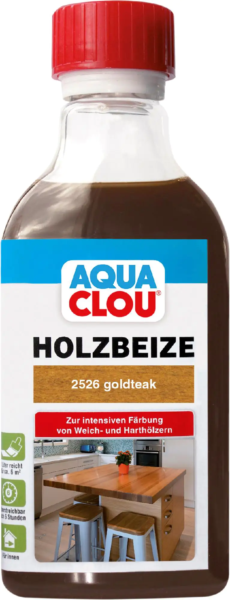Aqua Clou Holzbeize 250 ml goldteak