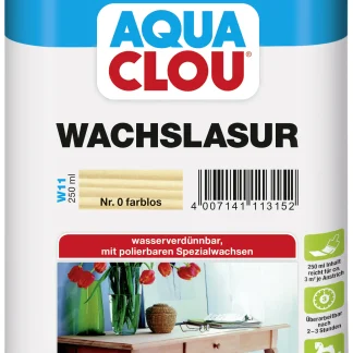 Aqua Clou Wachslasur 250 ml farblos
