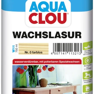 Aqua Clou Wachslasur 750 ml farblos