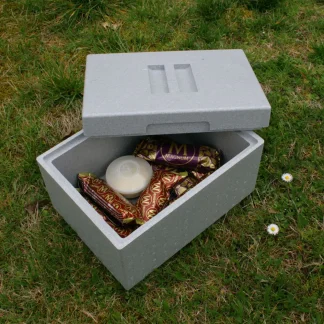 Climapor Thermobox inkl. Deckel - ca. 9 L, grau
