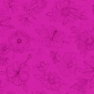 d-c-table® Tischdecke Manhattan Palmas 150 cm rund, pink