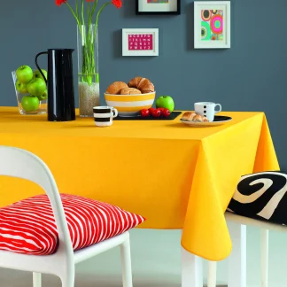 d-c-table® Tischdecke Nizza Collin 140 x 180 cm, gelb