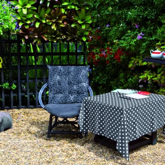d-c-table® Tischdecke Nizza Danny 160 cm rund, grau