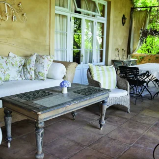 d-c-table® Tischset Catania Flower 30 x 45 cm, perlgrau