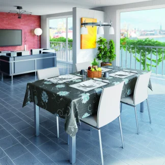 d-c-table® Tischdecke Monte Carlo Viviane 110 x 140 cm, anthrazit