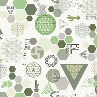 d-c-table Tischdecke Manhattan Vlies Geometris 150 cm rund