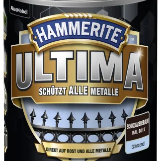 Hammerite Metallschutzlack ULTIMA glänzend schokoladenbraun RAL 8017 750 ml