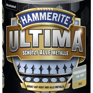 Hammerite Metallschutzlack ULTIMA matt verkehrsgrau RAL 7042 750 ml