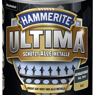 Hammerite Metallschutzlack ULTIMA matt anthrazitgrau RAL 7016 750 ml
