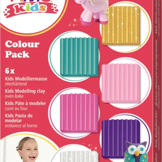 Glorex FIMO kids Colour Pack Girlie 6 x 42 g
