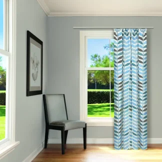 Dekoschal Feel of Nature blau, 140 x 245 cm