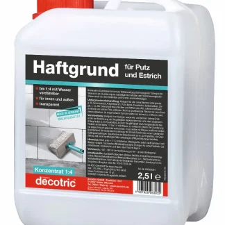 Decotric Putz- und Haftgrund 2,5L transparent