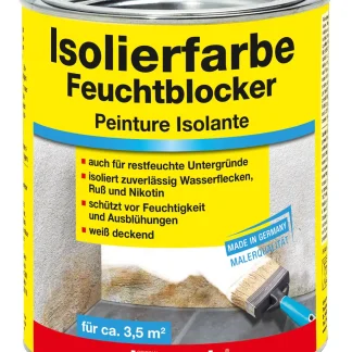 Decotric Isolierfarbe Feuchtblocker 750 ml weiß