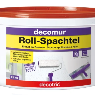 Decotric Glatte Wand Roll-Spachtel 12 kg