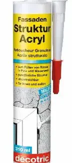 Decotric Decofill Fassaden-Strukturacryl 310 ml