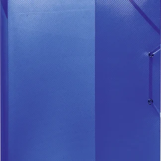 herlitz Heftbox A4 blau, 2 Gummizüge, Rückenbreite 4 cm