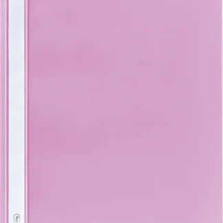 herlitz Schnellhefter A4 PP pink transparenter Vorderdeckel