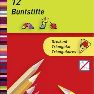 herlitz Dreikantbuntstifte lackiert 12 Stück