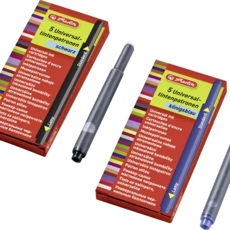 herlitz Tintenpatronen Universal blau, 2 x 5 Stück