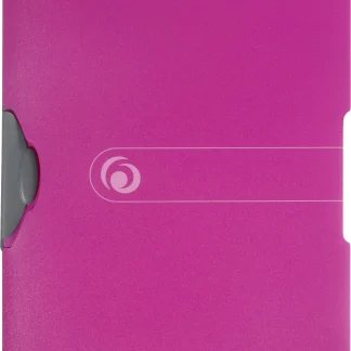 herlitz Express-Clip A4 PP opak beere für bis zu 30 Blatt grauer Clip