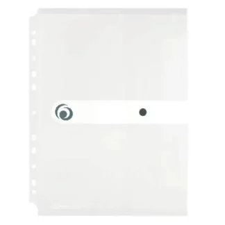 herlitz Dokutasche PP A4 transparent mit Druckknopfverschluss