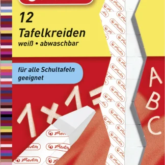 herlitz Tafelkreide weiß 12 Stück