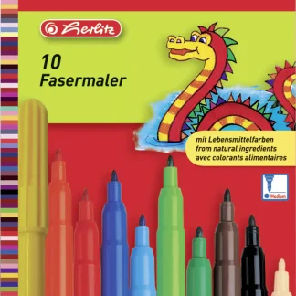 herlitz Fasermaler 10 Stück