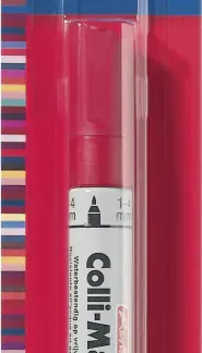 herlitz Permanentmarker Colli Marker 1 - 4 mm, rot, wasserfest