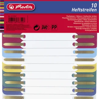herlitz Heftstreifen PP 3,4x15 cm 10 Stück