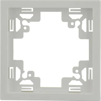 Unitec Abdeckrahmen 1-fach ultraweiß, Serie Sao Paulo