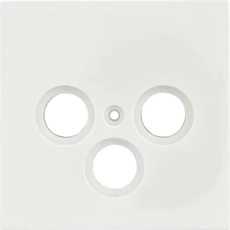 Unitec Abdeckung SAT/TV ultraweiß, Serie Sao Paulo