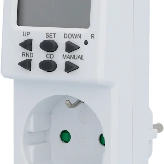 Wochenzeiztschaltuhr max. 1800 Watt weiß