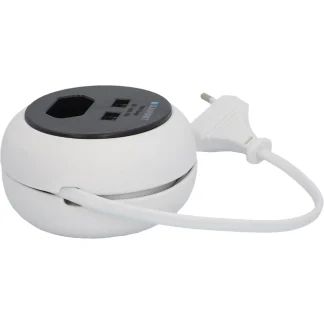 Blaupunkt Steckdosenleiste 1-fach 1,2m für Außen, mit 2x USB mini