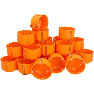 Hohlwand-Schalterdose 47 mm, orange, 25 Stück