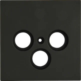 Unitec Abdeckung SAT/TV anthrazit, Serie Sao Paulo