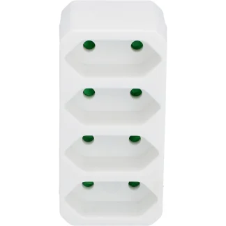 Euro-Adapter 4-fach weiß