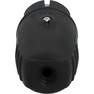 Schutzkontakt-Stecker Gummi PVC-Ein IP44, mit Knickschutz, schwarz