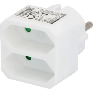 Euro-Adapter 2-fach weiß