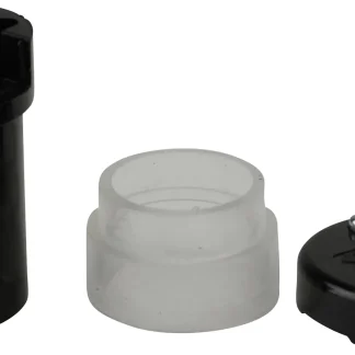 Illuminations-Fassung mit Dichtring E 14, schwarz, 2er Pack