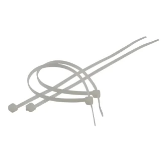Kabelbinder 3,5 x 200 mm, 50 Stück, transparent