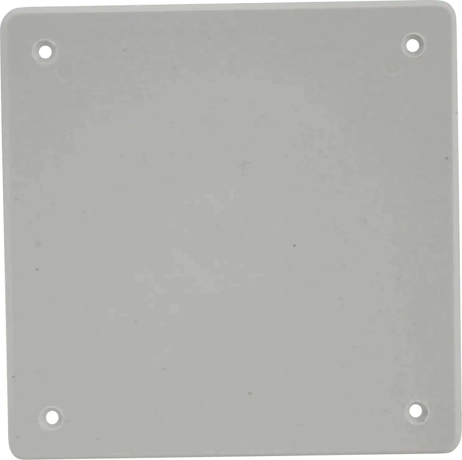 Deckel für Unterputz-Abzweigkasten 100 x 100 mm, weiß