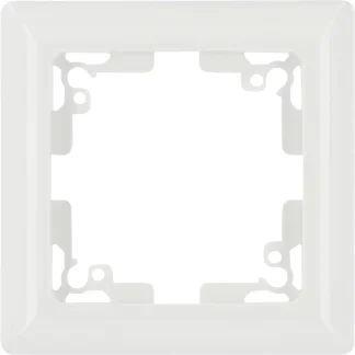 Unitec Abdeckrahmen 1-fach Genua ultraweiß